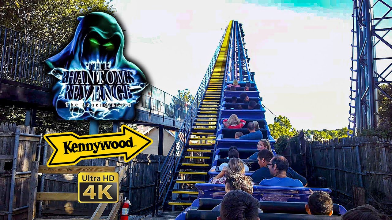 2022 Phantom's Revenge Roller Coaster Back Seat On Ride 4K POV Kennywood