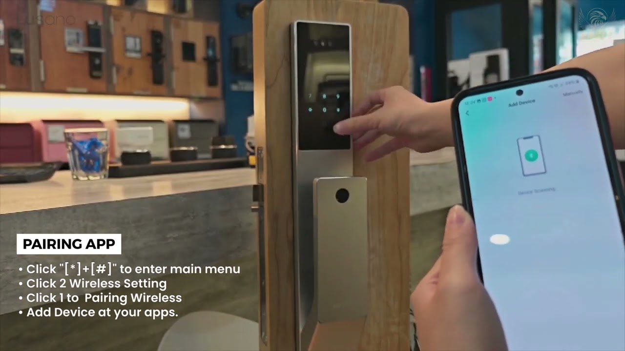 Lusano Smart Lock SpaceX  | Manual Instruction