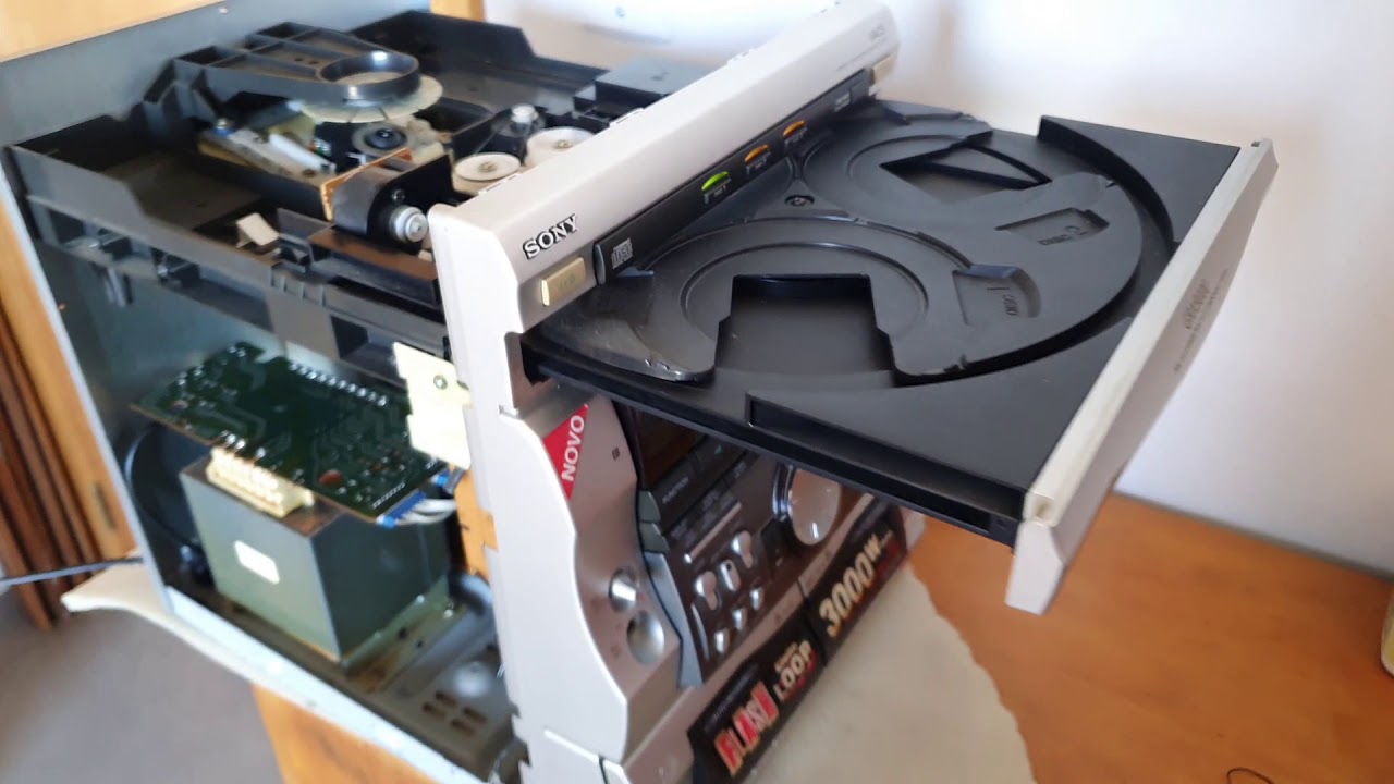 MANUTENÇÃO PREVENTIVA  CD Sony GRX9000.