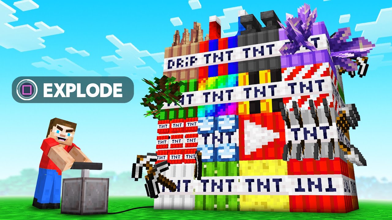We Added NEW TNT To MINECRAFT! (overpowered)