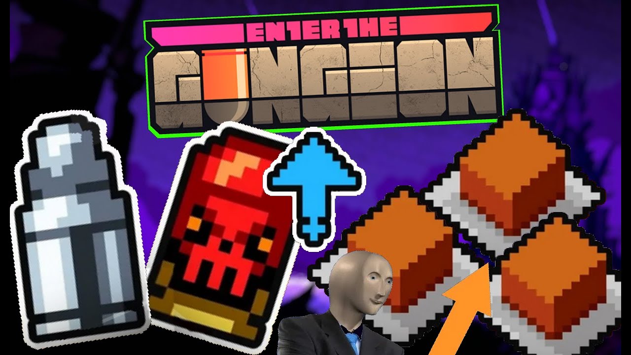 BEST DAMAGE STONKS: Synergy And Spice One Shot Boss! || Enter The Gungeon Advanced Gameplay Full Run