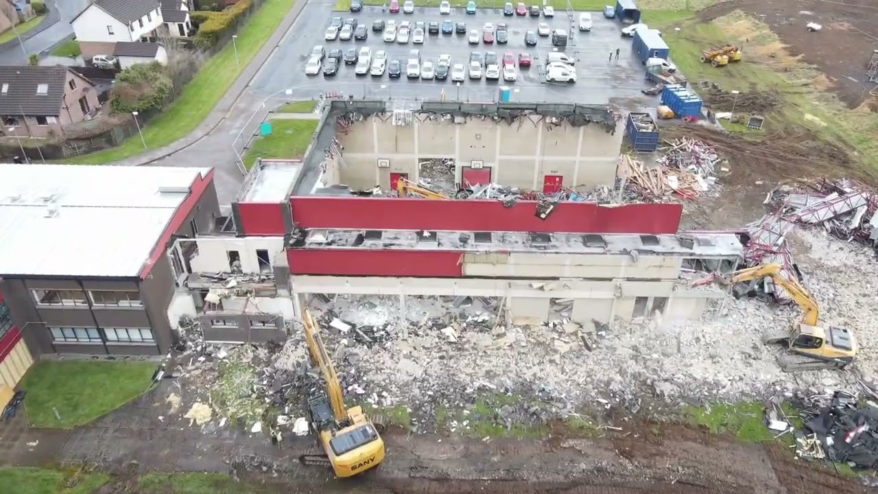 Ballymena (Farm Lodge) Campus Drone Footage - March 2022