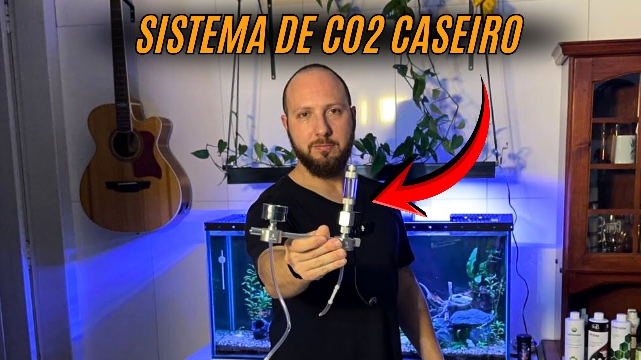 Unboxing do sistema de CO2 caseiro para o aquário de 100 litros (ZRDR)