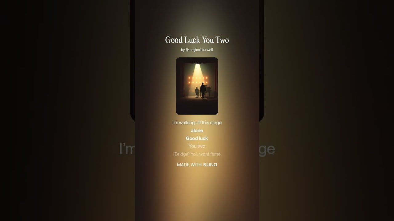 Good Luck You Two