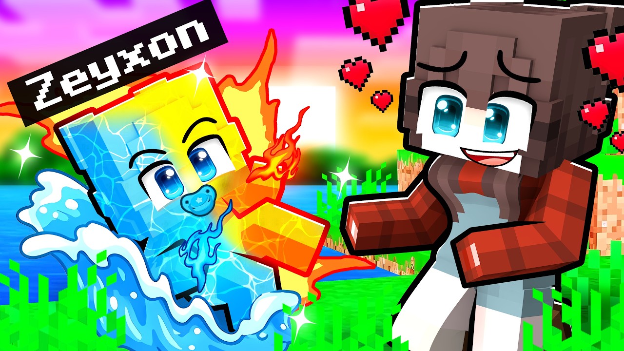 ADOTTANDO BABY ZEYXON ELEMENTALE in Minecraft!