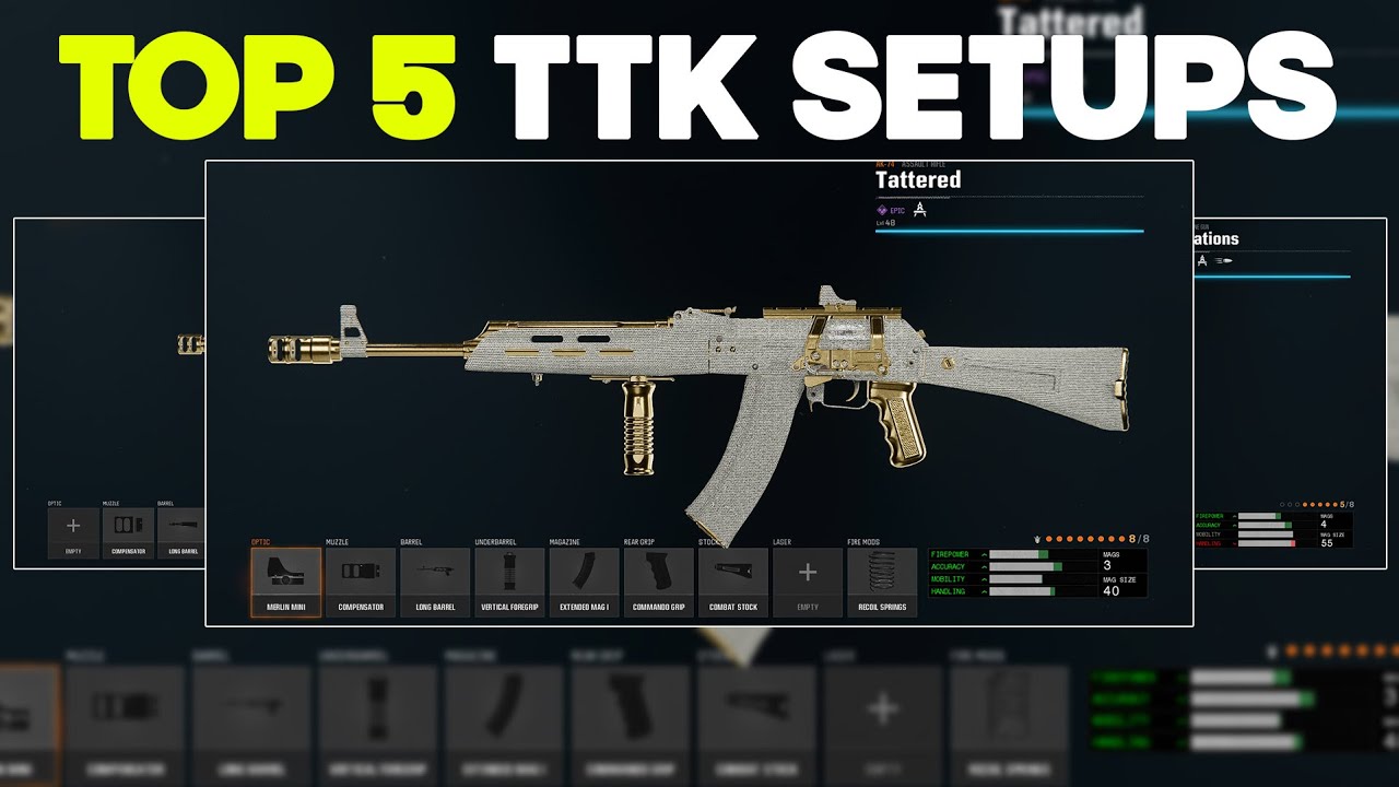 TOP 5 FASTEST TTK META CLASSES TO USE in BLACK OPS 6! (BO6 Best Class Setups) Black Ops 6