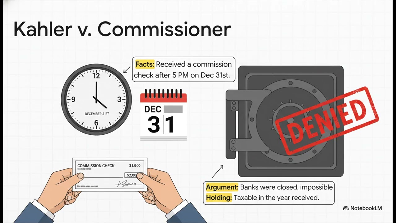 Tax Timing | Constructive Receipt Doctrine