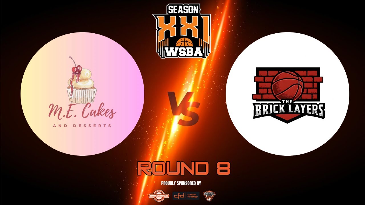 S21 Round 8 - M.E Cakes vs The Brick Layers