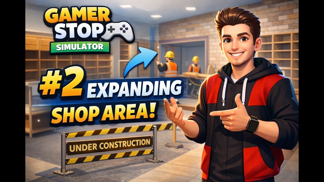 Expanding the shop area for grow business | GAMER STOP SIMULATOR | EPISODE 2
