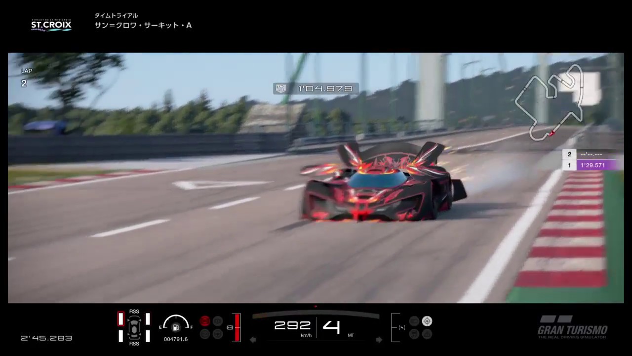 GT Sport Dodge SRT Tomahawk X VGT @Circuit de Sainte-Croix A Game play