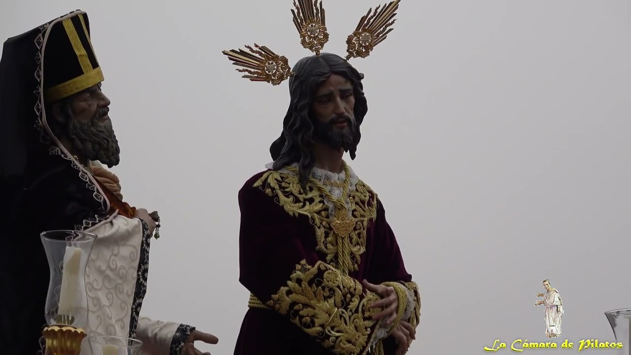 Cofradías Vísperas Málaga 2024: Nuestro Padre Jesús de la Verdad en el instituto San José Obrero
