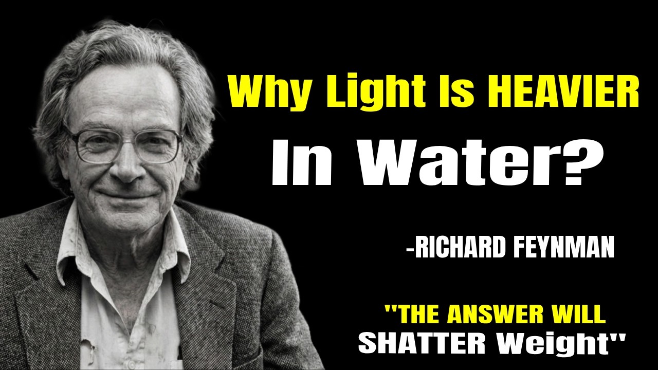 Why Light Is HEAVIER In Water? My Answer Will SHATTER Weight