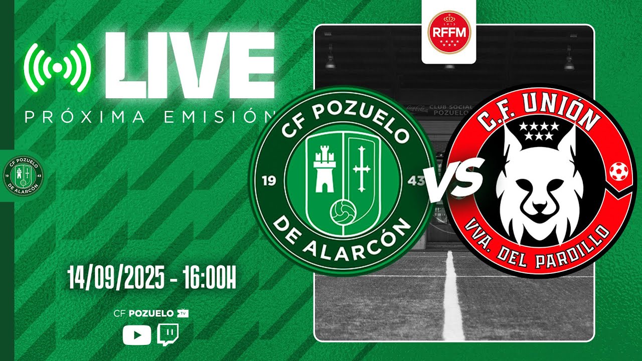 🔴 DIRECTO | CF POZUELO C 🆚 CF UNION VVA DEL PARDILLO | J1