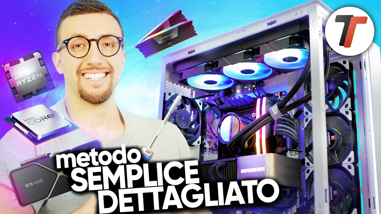 Come ASSEMBLARE un PC - SUPER GUIDA DEFINITIVA 2025 - STEP by STEP (Intel, AMD, NVIDIA)