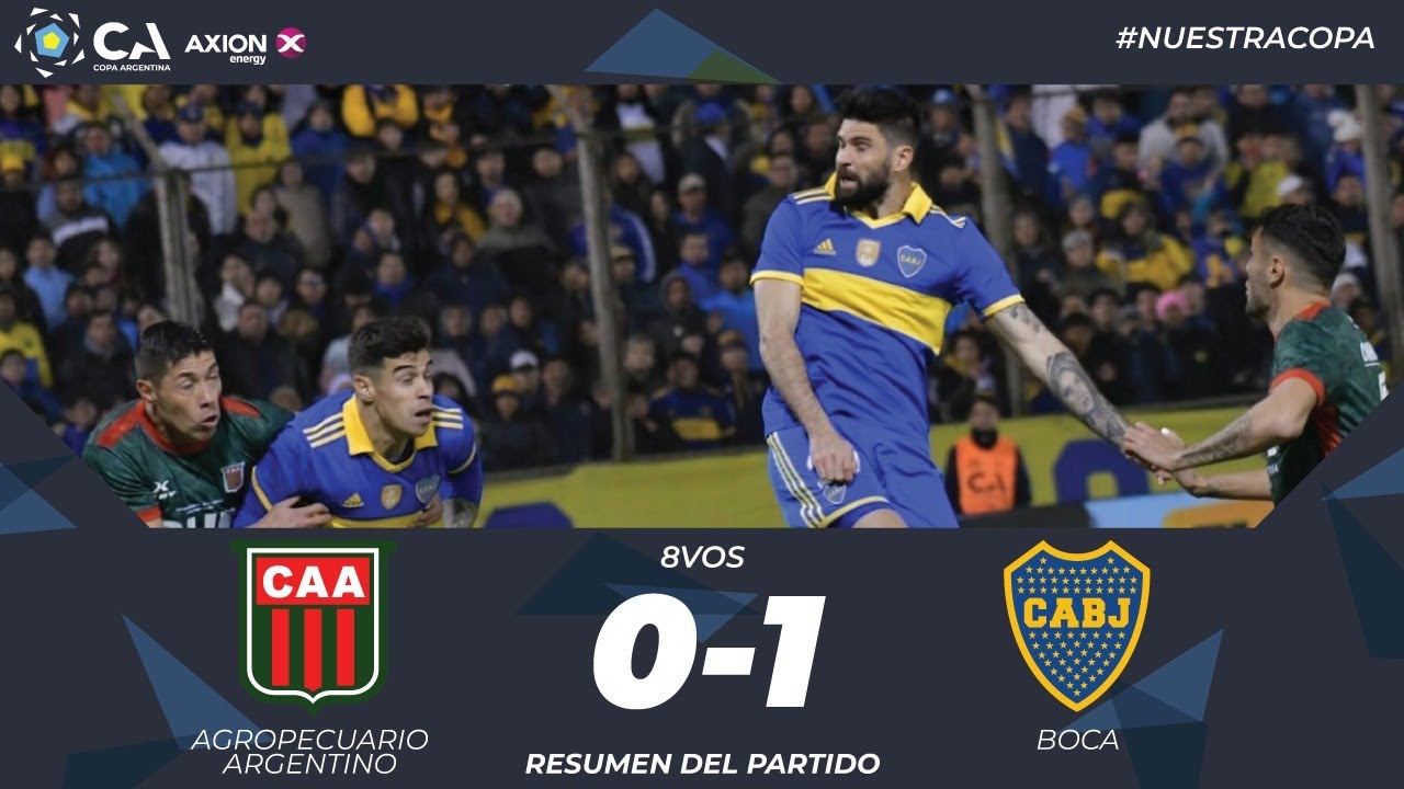 Octavos: Agropecuario Argentino 0 - Boca 1