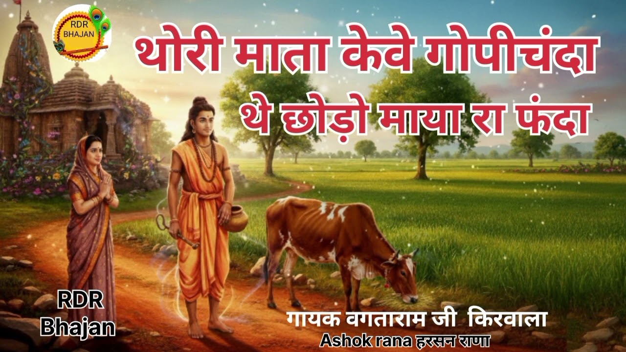 राजस्थानी देशी भजन)थोरी माता केव गोपीचंदा/Rajasthani bhajan/chod maya ra fanda/वगतारामजी किरवाला