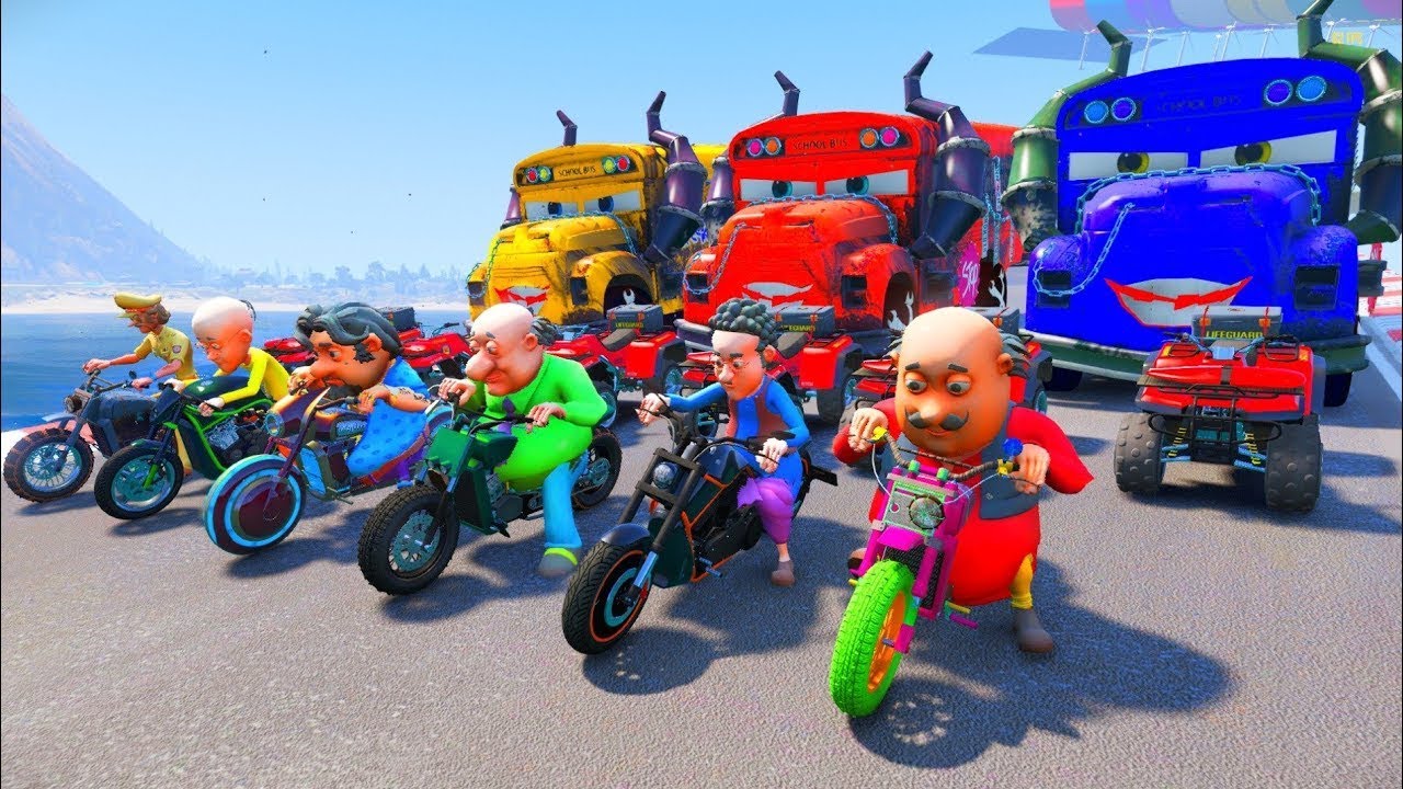 Motu Patlu Impossible Parkour Ramp Challenge In Gta 5