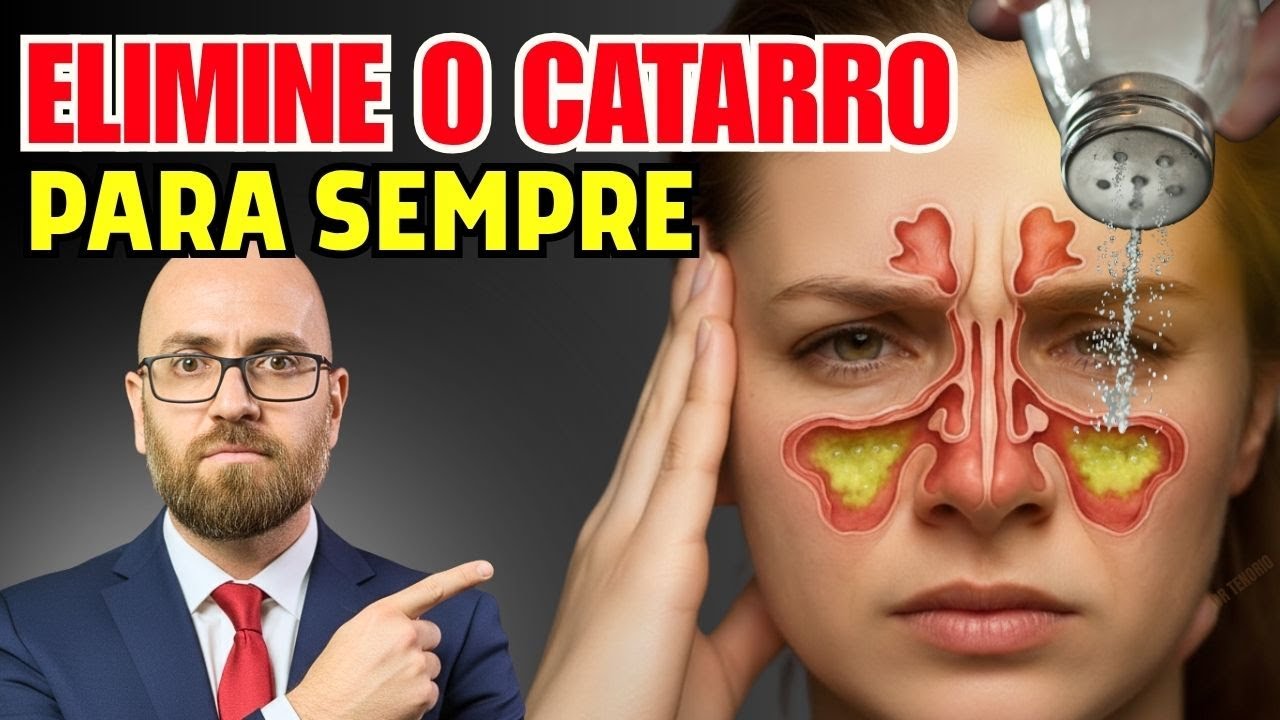 CATARRO e PIGARRO o tempo todo? DESCUBRA a verdadeira causa e o que fazer!