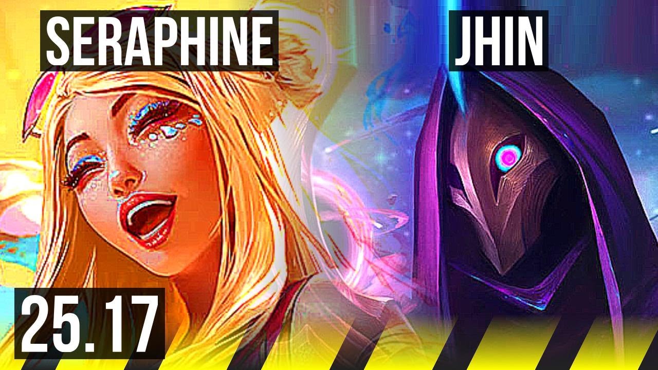 SERAPHINE & Senna vs JHIN & Blitzcrank (ADC) | EUNE Challenger | 25.17