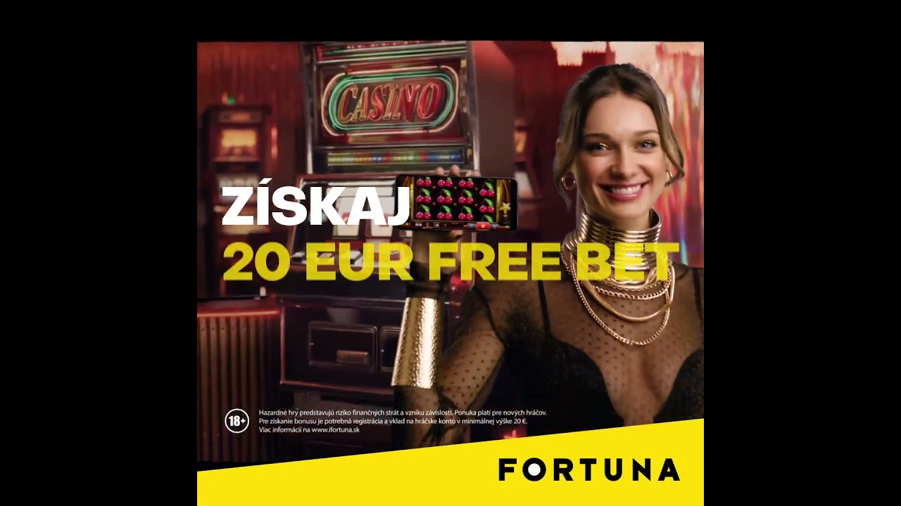 Zaregistruj sa vo Fortune a získaj 2 skvelé bonusy - 20 € free bet a 200 free spinov!