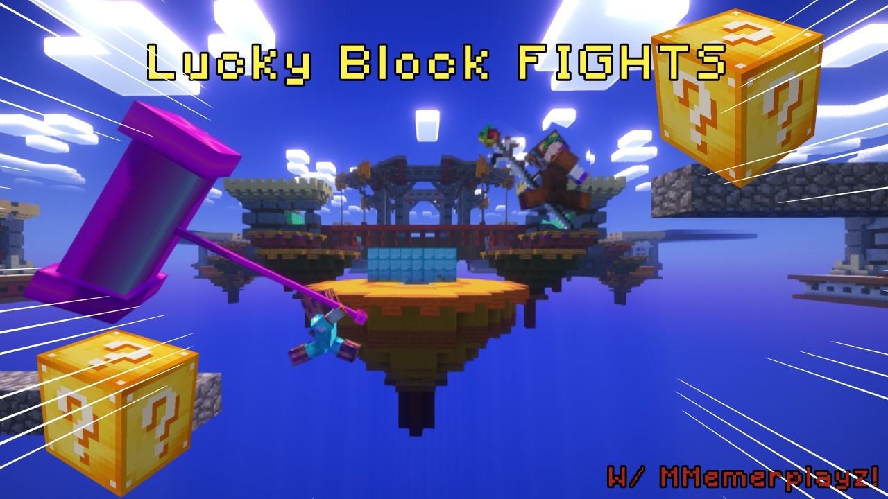 MINECRAFT LUCKY BLOCK BEDWARS!!! w/ Minecraft Memerplayz! | Modded Minecraft Mini-Games