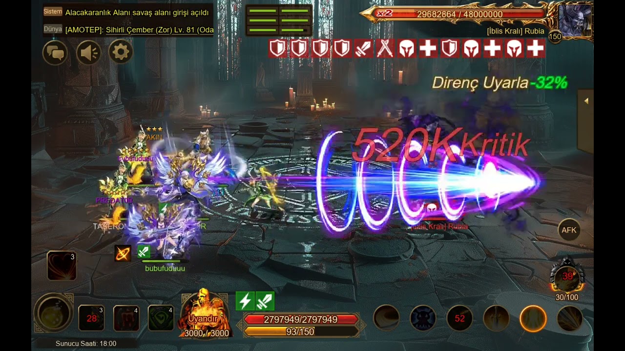 Wartune Ultra / Sihirli Çember Zor / Son bossa tek atma yöntemi #wartuneultra #keşfet 