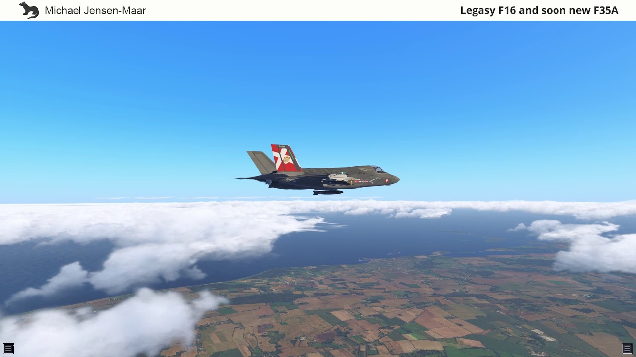Denmark tribute to legacy F16 and soon new F35A