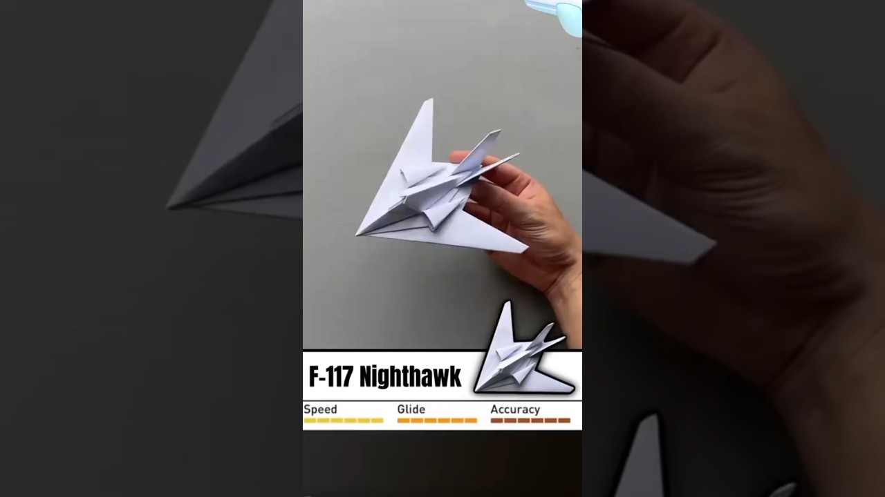 f-117 nighthawk origami#origami #origamilovers #origamitutorial