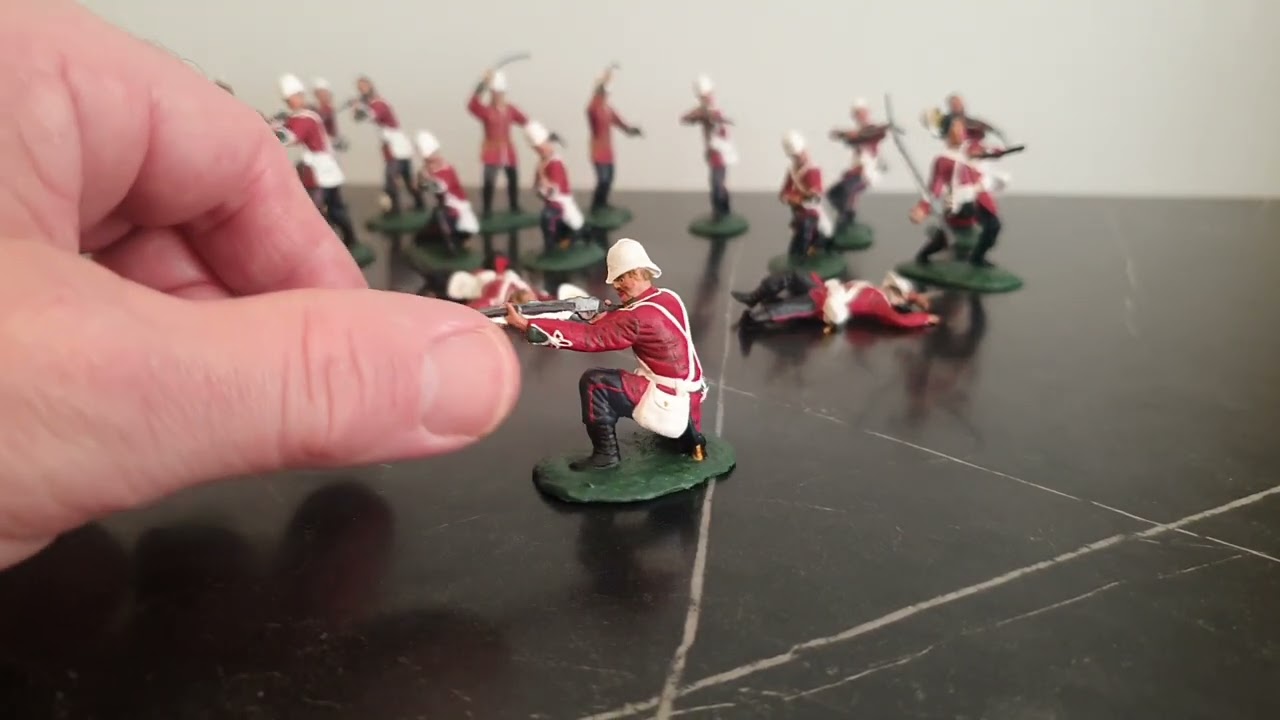 Conte Collectibles Zulu War British Infantry Set 2 Painted