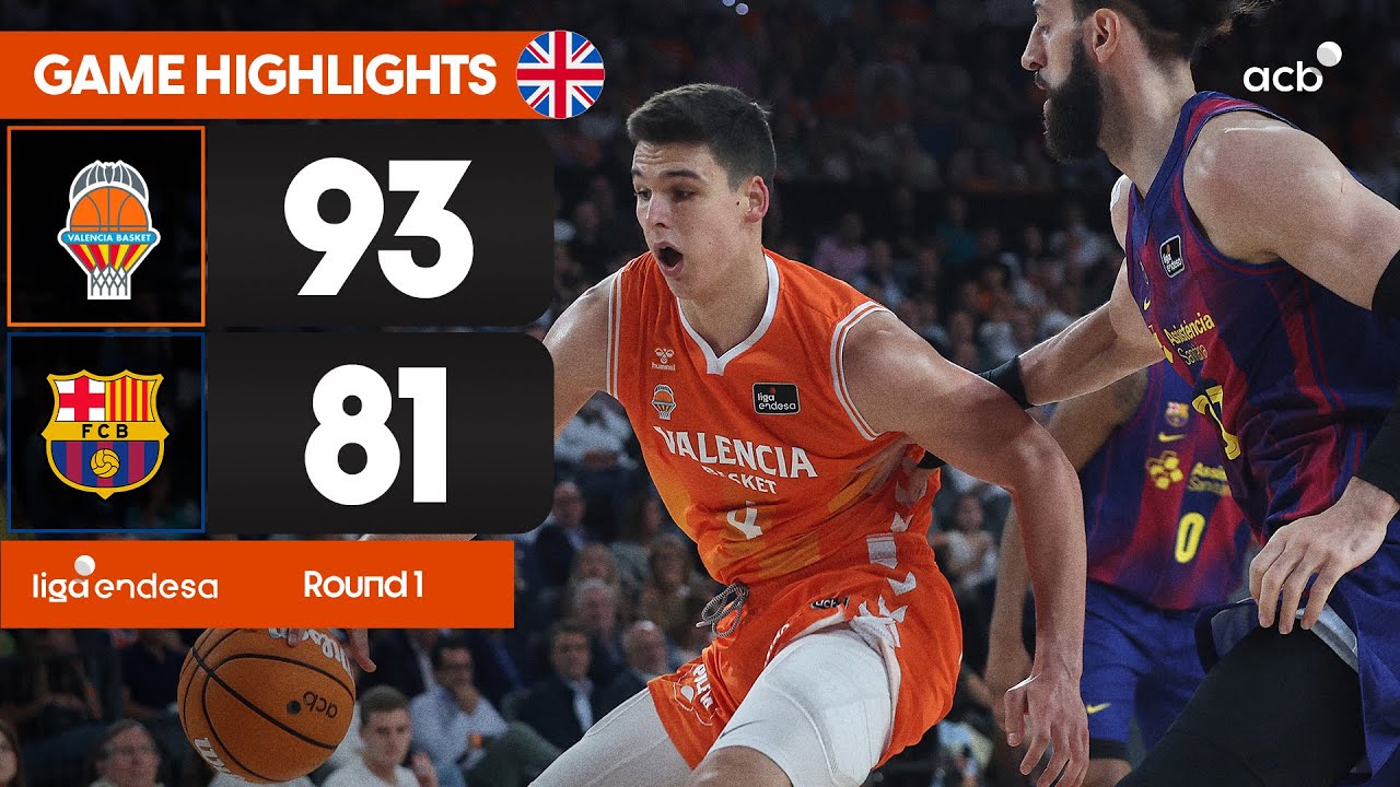 Valencia Basket - Bar&ccedil;a (93-81) HIGHLIGHTS