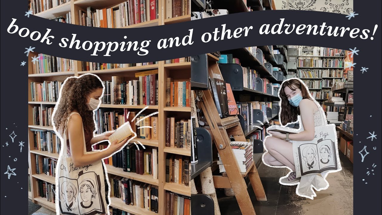 Book shopping, book haul, and other adventures (feat. my curly hair routine) // vlog