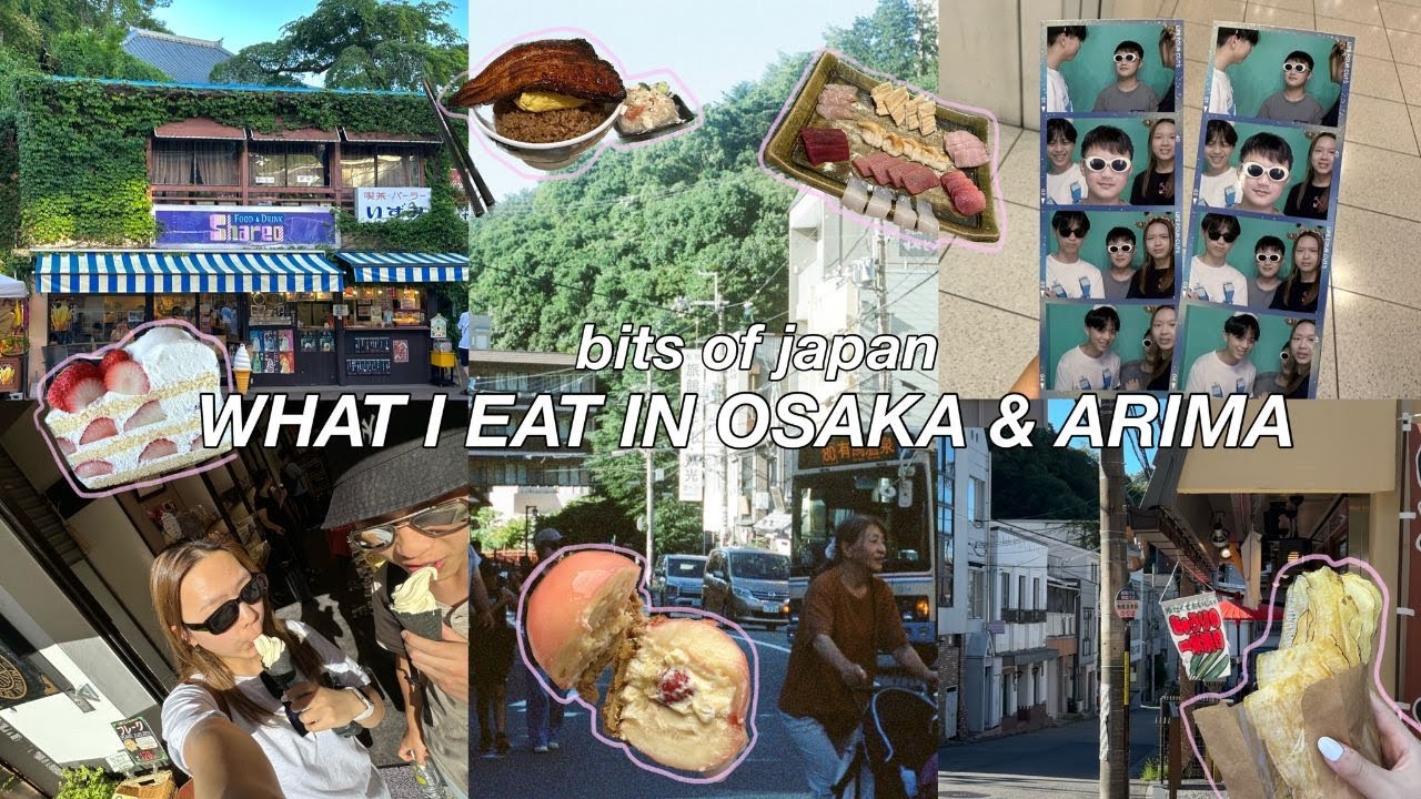 what i eat in osaka and arima: onsen hotel food, universal studios!...🪐