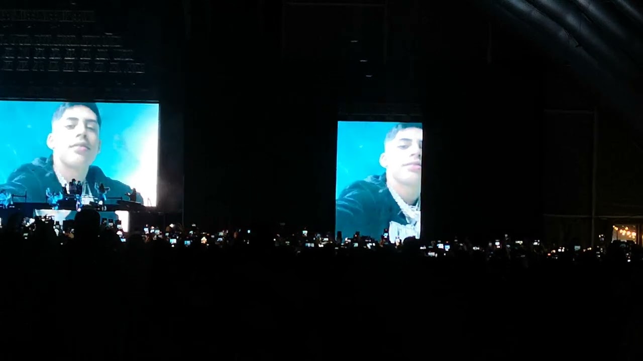 Cris Mj concierto en Perú Arena 1 🇵🇪🎵 - Entrada al escenario