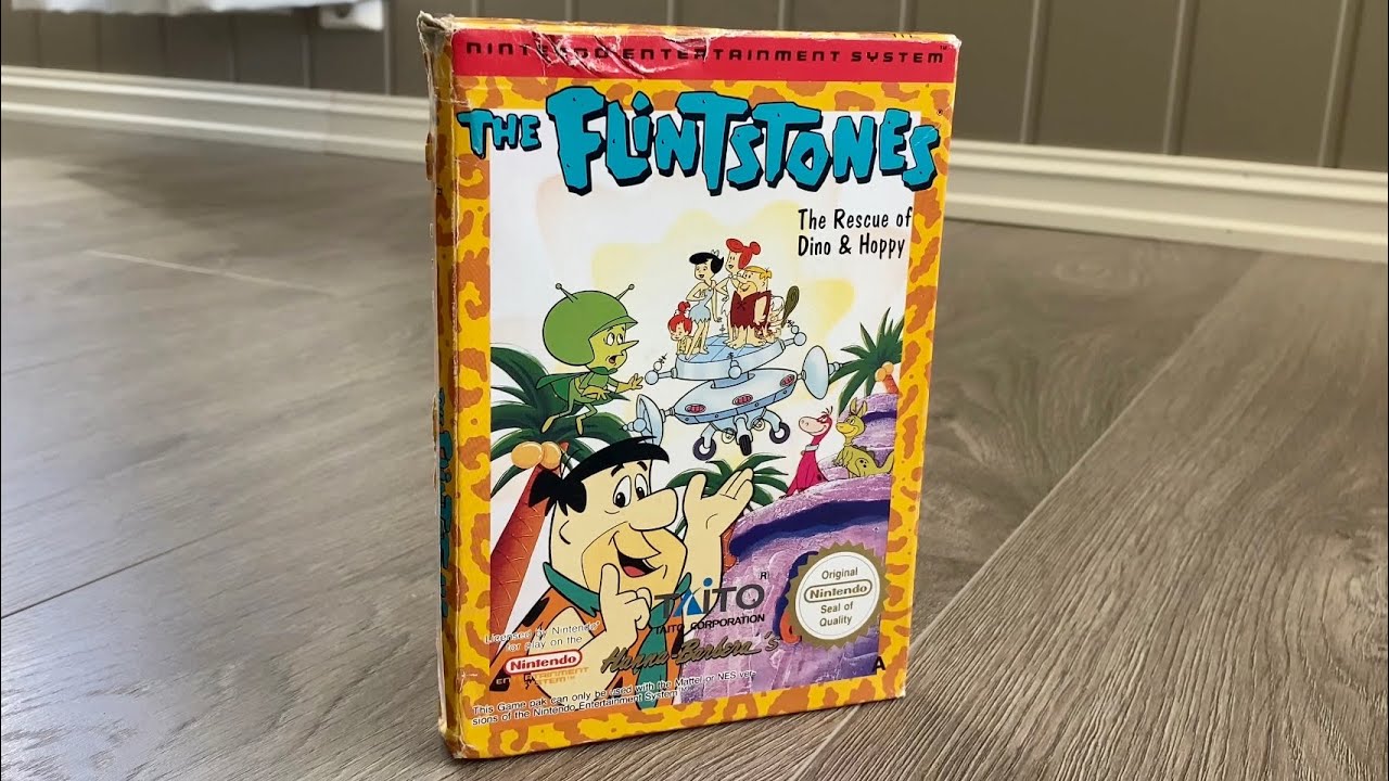 The Flintstones - The Rescue Of Dino & Happy Unboxing ASMR - Nintendo 8bit