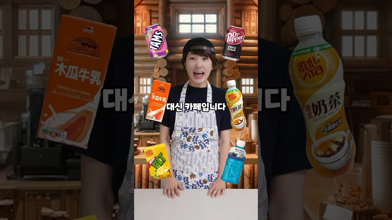 (11탄)이상한 음료수를 사장님이 대신 마셔주는 카페 #shorts