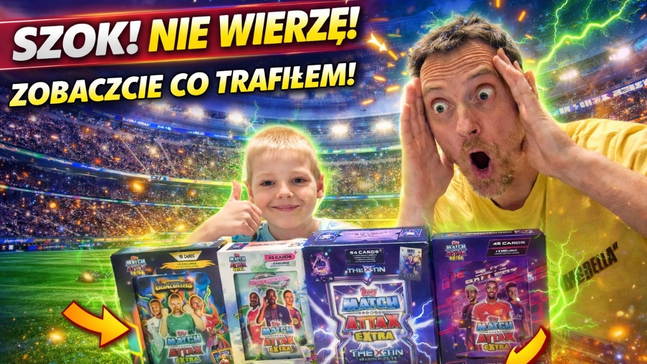 NIE WIERZĘ! PIERWSZY TAKI TRAF NA POLSKIM YT! ZOBACZCIE CO TRAFIŁEM! TOPPS MATCH ATTAX EXTRA 2025/26