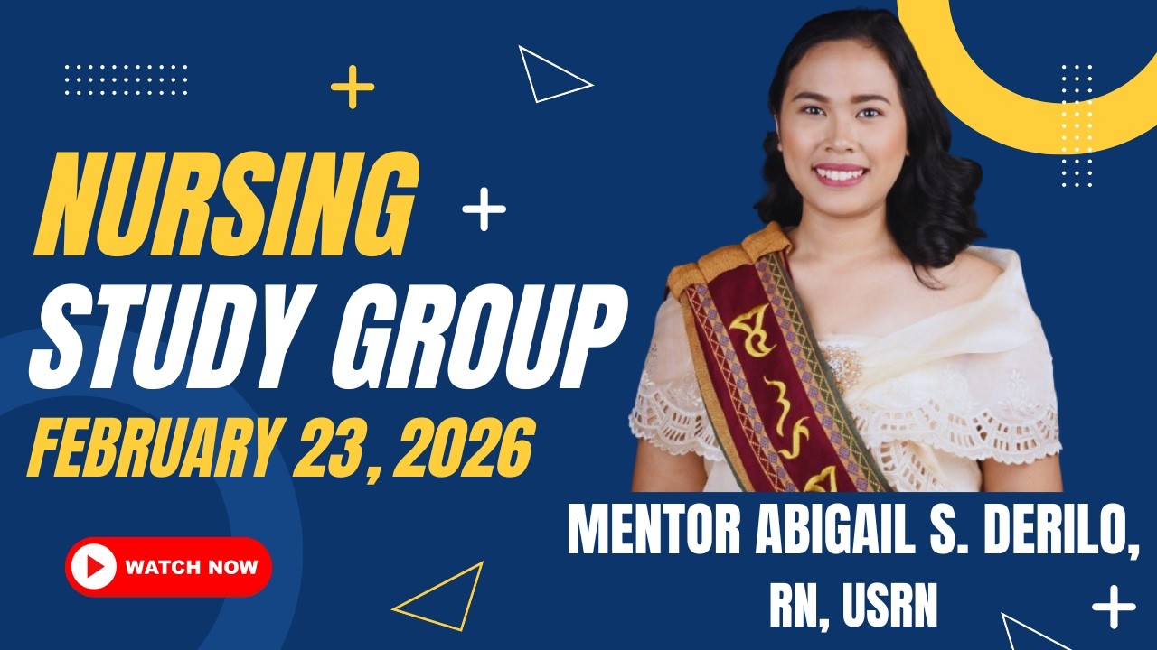 Nursing Study Group - February 23, 2026