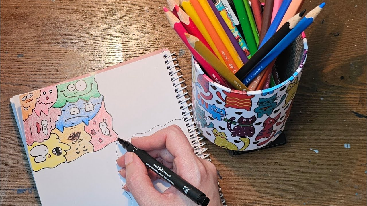 Doodle Art & Paint 🎨| Relax Time🍃| Art ASMR