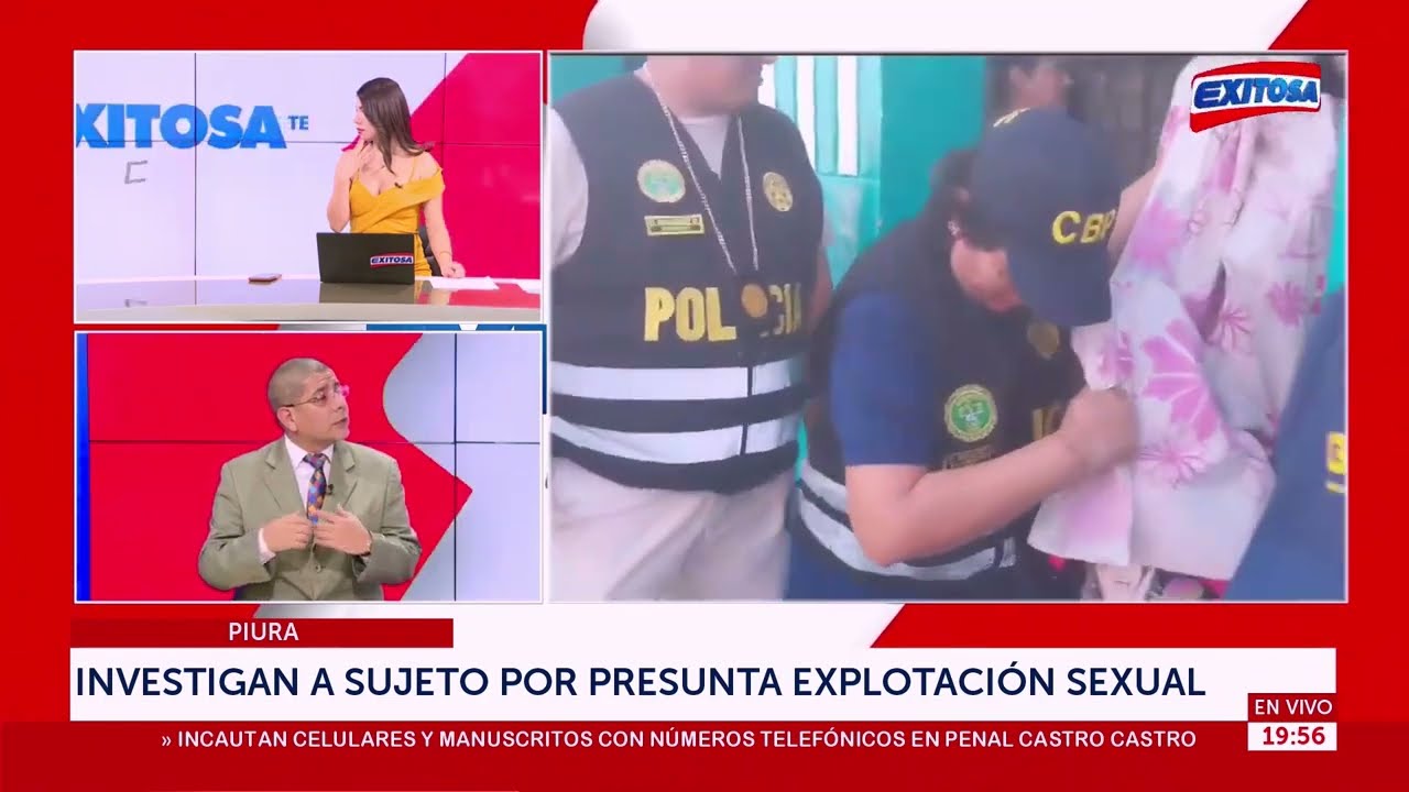 Entrevista al Pdte. de la Red Peruana contra la Pornografía Infantil, Dimitri Senmache, vía Exitosa