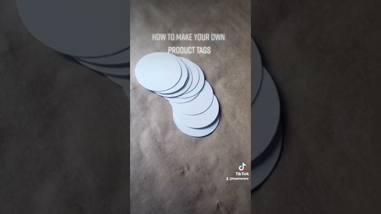 How to make your own product tags l DIY product tags