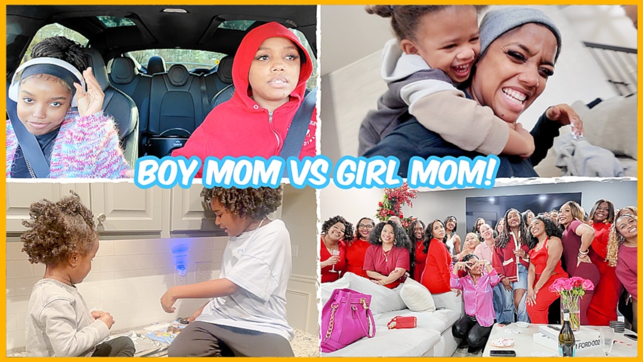SINGLE MOM VLOG: GIRL MOM VS BOY MOM, GALENTINES DATING RED FLAG, LOCKING YOSHI OUT & MORE | Ellarie