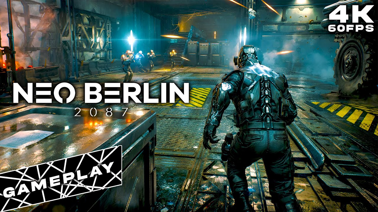 NEO BERLIN 2087 Gameplay - Cyberpunk Noir Action RPG Game (4K60FPS)