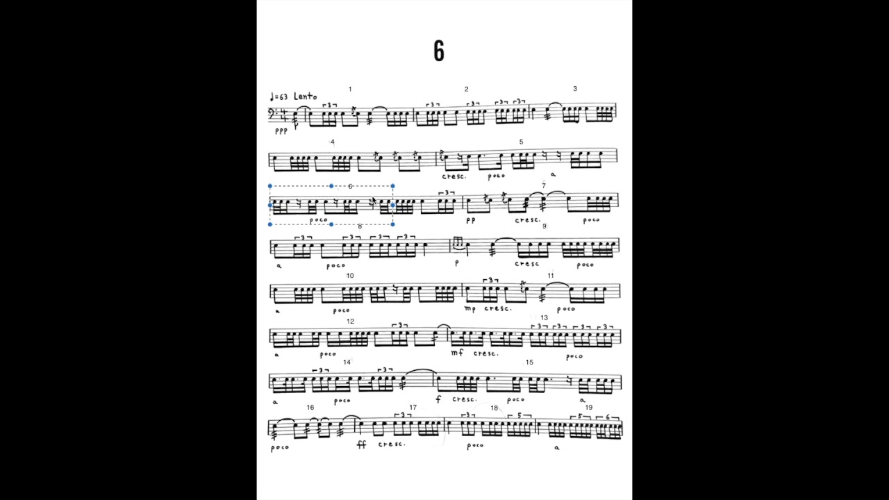 West Virginia All State Peters Snare Etude 6 Performance Guide and Demonstration