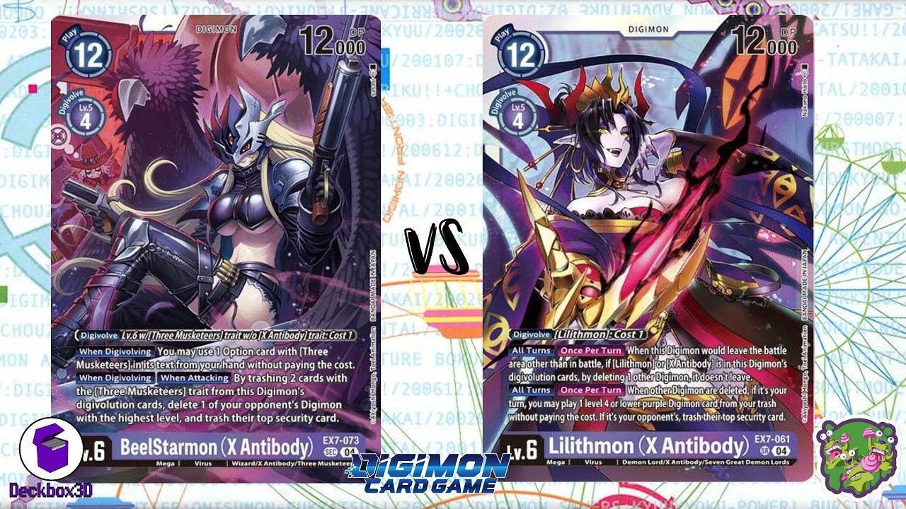 DIGIMON TCG: FINAL local match Three Musketeers (Purple) vs Lilithmon X (Purple) | OOPS!