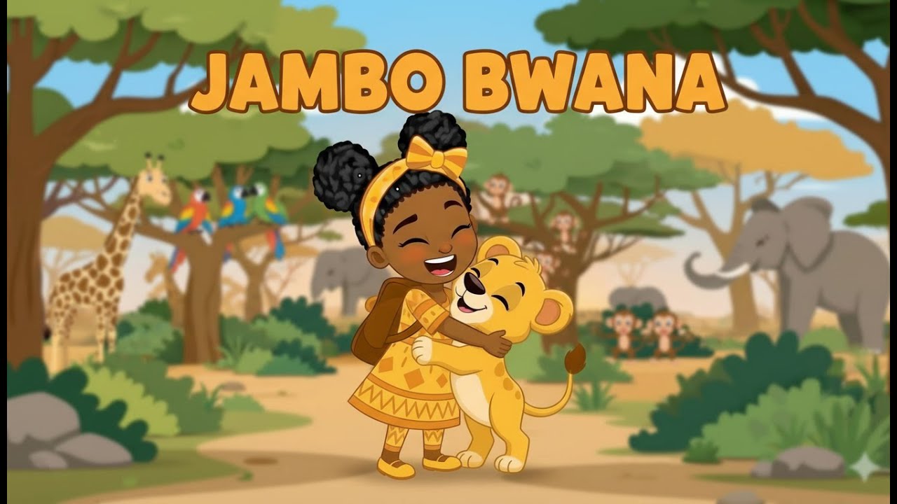 Jambo Bwana - Hakuna Matata | African Animal Song for Kids