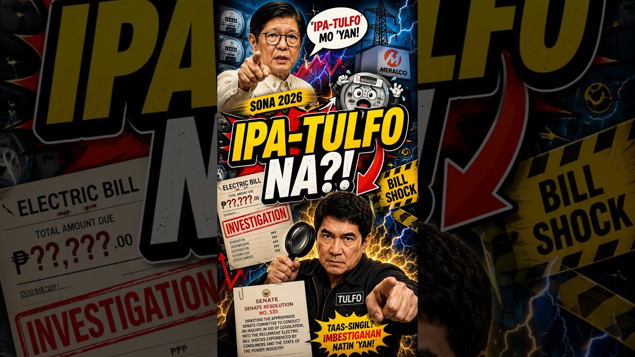 SONA 2026: BBM, Pina-Review ang EPIRA Law? Erwin Tulfo, Ipa-Tulfo na ang Meralco!