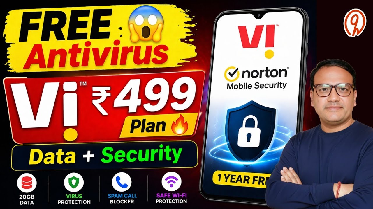 👉 &ldquo;Vi ₹499 Plan 😱 FREE Antivirus! Data + Security Combo 🔥&rdquo;