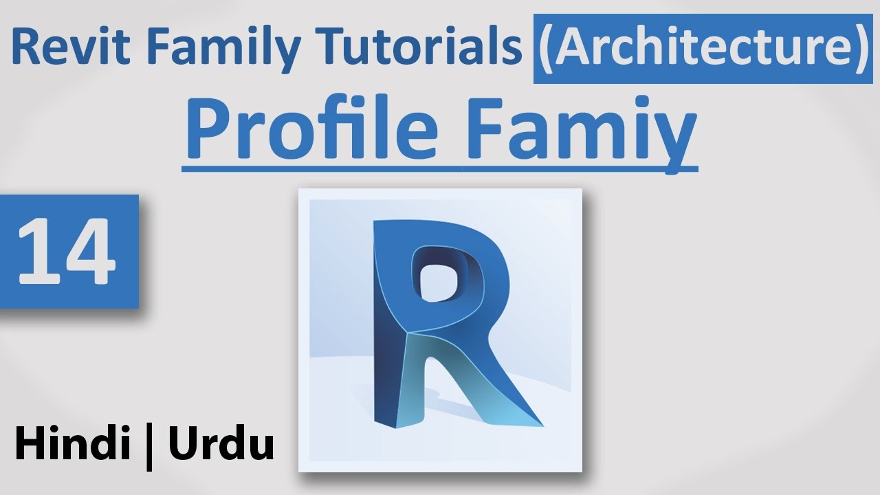 14-Create Profile Family | Autodesk Revit Architecture Family Full Tutorials | Hindi | Urdu