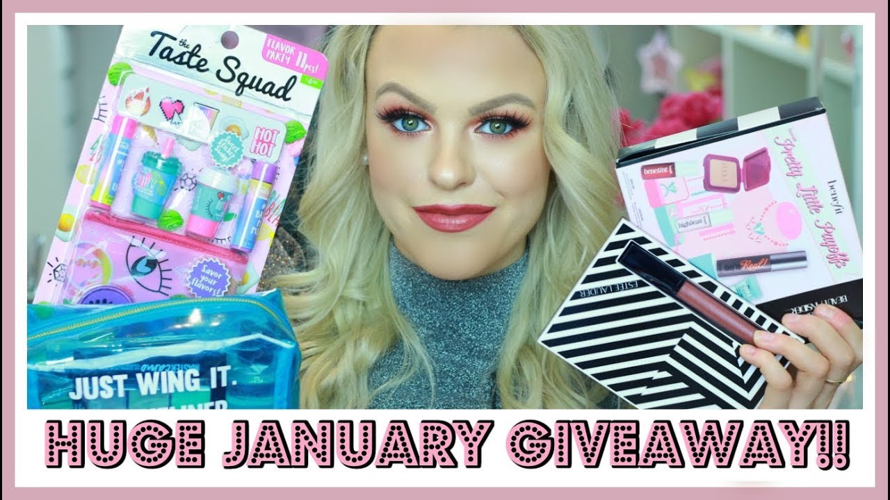 JANUARY GIVEAWAY 2018 | CLOSED!!