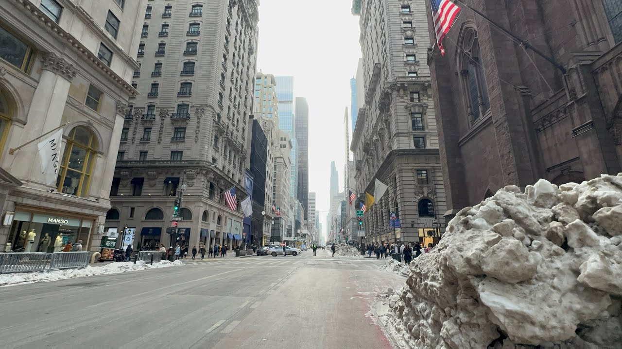 Trump in Town🏙️ Roads Shutdown in Seconds🚕 Post Snowstorm❄️ 